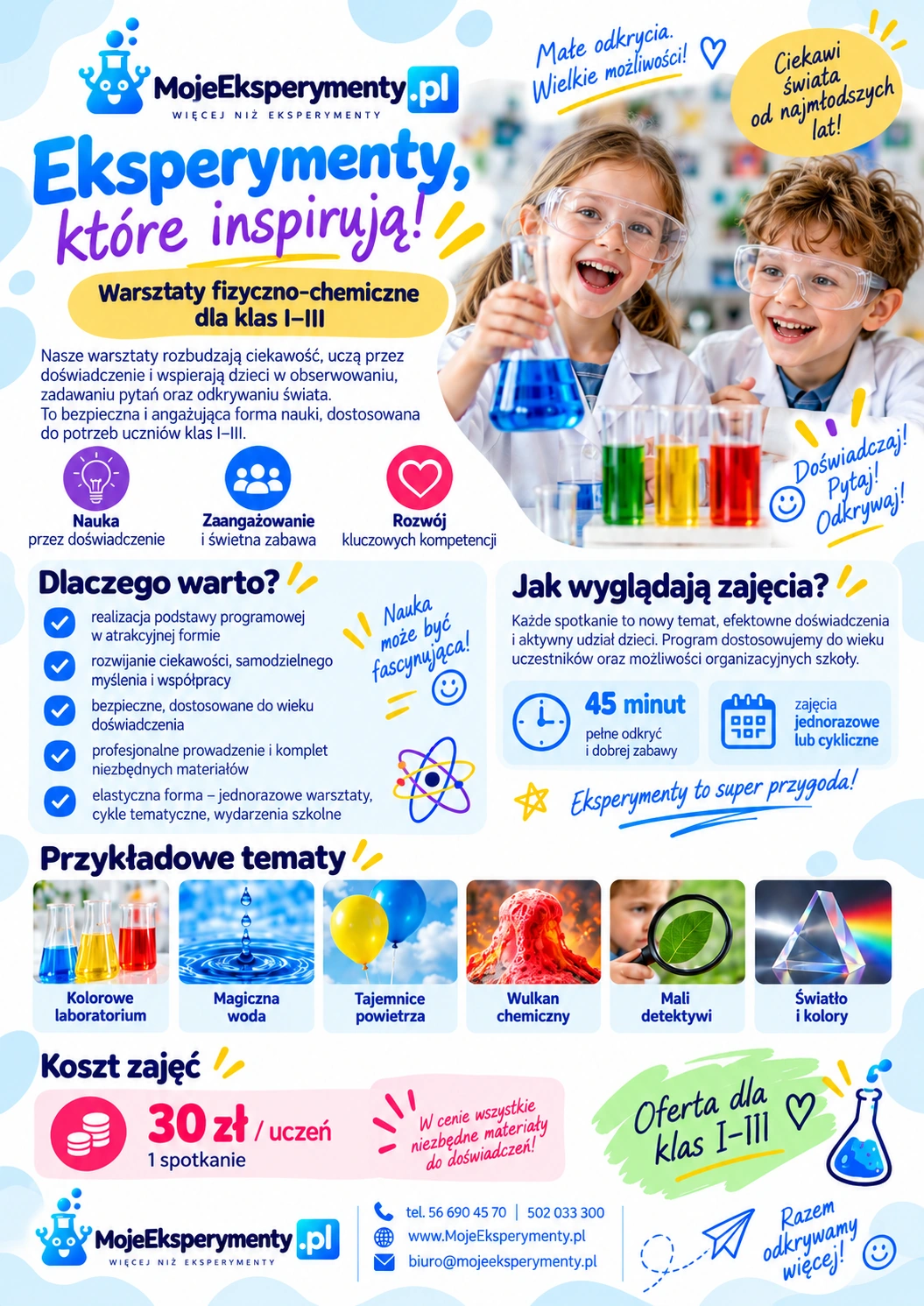 Okładka oferty dla klas I–III